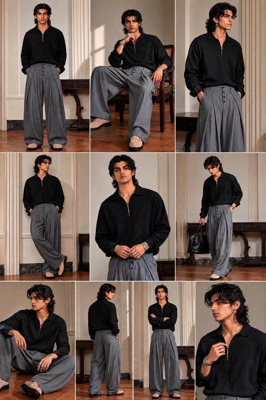 Aurum Cross Pleat Pant